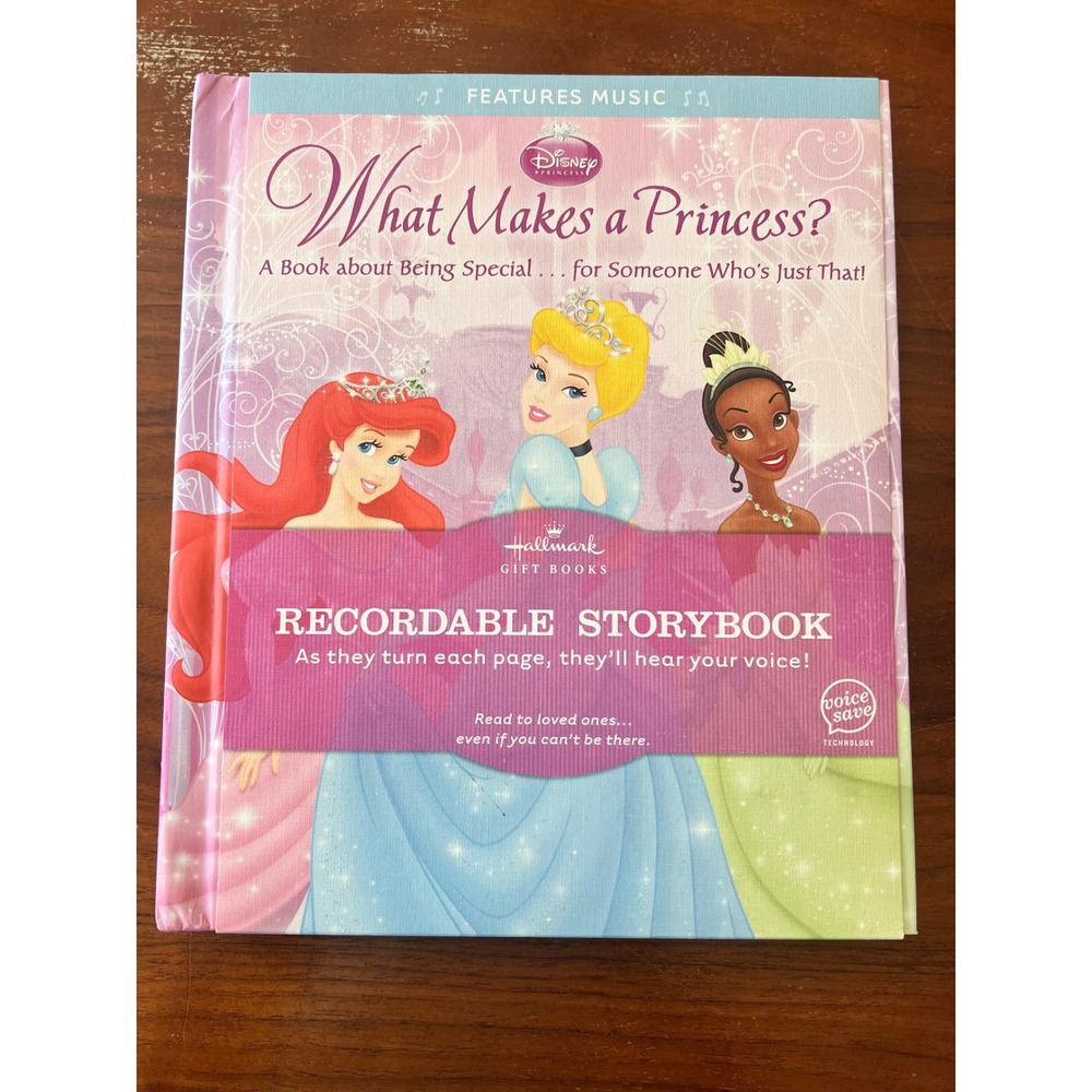 Disney Princess What Makes a Princess Hallmark Recordable Storybook Music Ariel